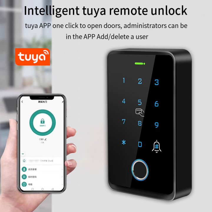 Tuya%20Smart%20APP%20Wifi%20Access%20Control%20Machine%20Reader%20Mobile%20Phone%20Remote%20Unlock%20Fingerprint%20Password%20RF%20Card%20Door%20Lock%20Controller%20-%20Image%206