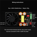 2X HIFI IRS2092 1000W Mono Channel Digital Class D Stage Subwoofer Power Amplifier Board with Speaker Protect Relay-A.