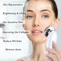 7 in 1 Facial Massager Mesotherapy Radiofrequency For Face Apparatus Radio Frequency EMS Skin Tightening Lifting Device LED Care.