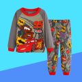 New Spring Autumn Children's Clothing Sets Boys 95 Cars McQueen Cartoon Sleepwear Clothes Kids Pajamas Set Baby Cotton Pyjamas. 