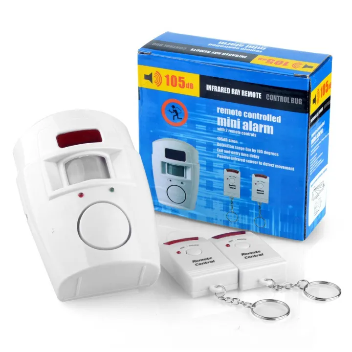 Home%20Security%20PIR%20Alert%20Infrared%20Sensor%20Alarm%20System%20105DB%20Anti-theft%20Human%20Motion%20Detector%20Siren%20with%202pcs%20Remote%20Controller%20-%20Image%202