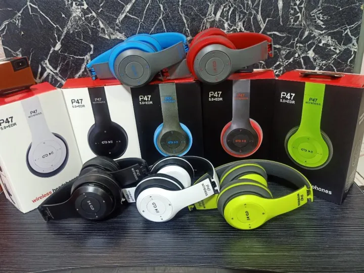 P47%20Wireless%20Bluetooth%20Over-Ear%20Headphones%20Foldable%20Bluetooth%20Stereo%20Headset%20Multi-Functional%20Wireless%20Headphones%20-%20Image%202