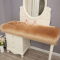 Plush dressing table cushions, table tops, hairy tablecloths, tablecloths, Internet celebrity ins, imitation wool decorations, dresser mats. 