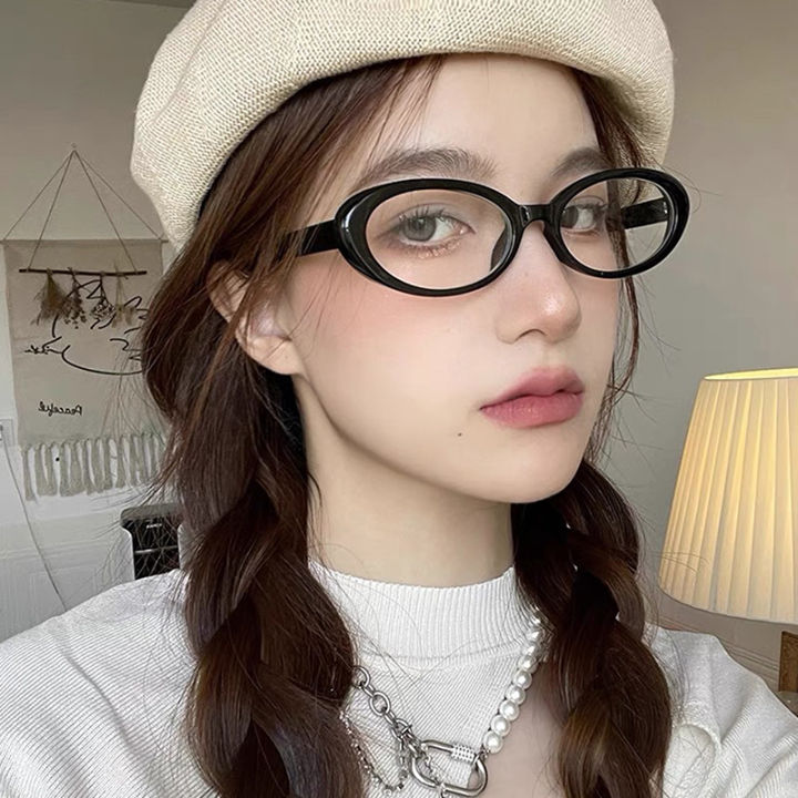 Y2K%20Retro%20Oval%20Frame%20Anti-Blue%20Light%20Glasses%20Sweet%20Cool%20Girls%20Black%20Glasses%20Vintage%20Simple%20Women%20Eye%20Protection%20Spectacles%20Runrui%20-%20Image%202