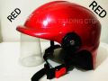 Half Face Cap Bike Helmet For Men & Women - Red - Helmet - Helmets For Bike. 