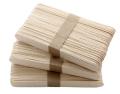 Natural Wooden Jumbo pop-sticks - 3 packs.