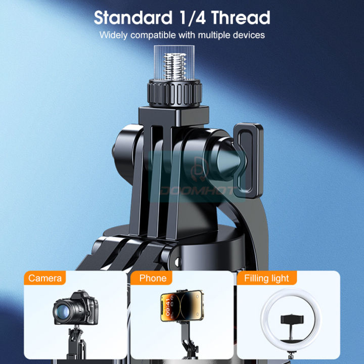 Doomhot%20Phone%20Holder%20Stabilizer%201.8M%20Camera%20Stabilizer%20Reinforced%20Four-Leg%20Ultra-Stable%20Tripod%20Live%20Self-Timer%20Automatic%20Balance%20Selfie%20Stick%20Tripod%20With%20Bluetooth%20Remote%20-%20Image%205