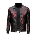 Paisley Pattern Floral Jacket Men 2020 Spring Retro Slim Bomber Jacket Coat Fashion Men's Street Embroidered Flower Jacket Coats. 