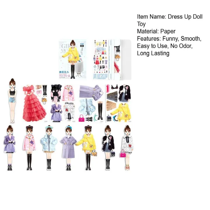 14.5*10cm%20Paper%20Magnetic%20Princess%20Dress%20Up%20Paper%20Doll%20Pretend%20Play%20Toy%20Encourage%20Creation%20Funny%20Clothes%20Dress%20Up%20Puzzle%20Game%20-%20Image%205