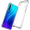 For Redmi Note 8 Transparent 6D Crystal silicone Bumper case antiShock corner Clear back cover.