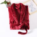 Winter bathrobe, autumn coral velvet, sweet warm home clothes, male and female flannel, male and female couples, sleep wholesale, cross-border.
