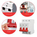 Circuit Breaker, 750V 25A Short Circuit Protection DC Circuit Breaker 3P Easy Installation for Ship.
