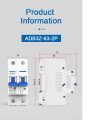 Andeli ADB3Z-63 DC Circuit Breaker. 