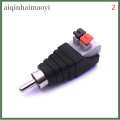 aiqinhaimaoyi Speaker Wire A/V Cable to Audio Male Famale RCA Connector Press Plug Terminal. 