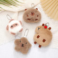 Cartoon Cute Pen Bag Plush Stuffed Animal Pencil Bag Large Capacity Cosmetic Bag Kawaii School Stationery.