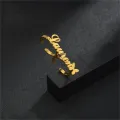 Mens A Boy Custom Boys Devil Name Ring. 