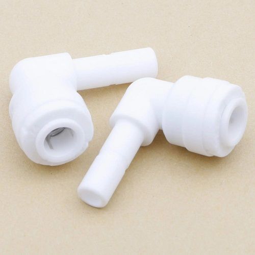Quick Connectors Fittings RO Water Filters Elbow 1/4" Joint Pipe (Price for 2pcs,) - Water Jar