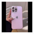 Premium Titanium Glass Pink Iphone Case Cover For Iphone 11,12,13,14,15 Pro & Pro Max Series.