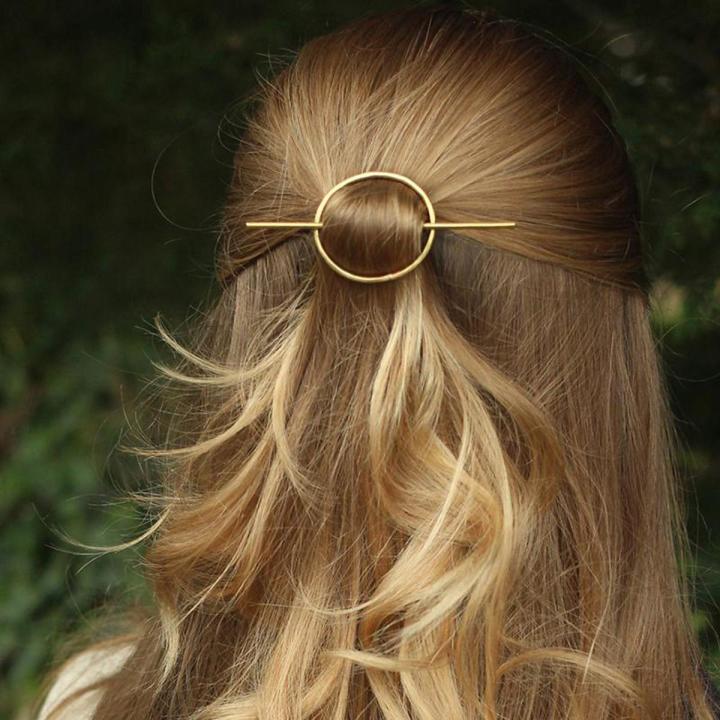 【ALLGOOD】Vintage Hair Clip Wedding Hair Accessories Circle Hair Jewelry Hair Stick Tiara Fashion BriWomen Bijoux