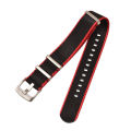 18mm 20mm 22mm 24mm NATO Style Watch Strap Replacement Bracelet Watch Strap Adjustable Durable Nylon Striped Watch Band  with tools. 