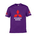 Summer Mens T-Shirt Mitsubishi Motors Logo Print Cotton Casual Short Sleeve Man Harajuku High Quality Unisex T Shirt Euro Size. 