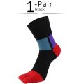 Sport 5 Finger Socks Man Compression Colorful Fitness Marathon Sweat-Absorbing Bike Badminton Tennis Toe Short Travel Socks. 