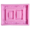 🍰🖼️ (New) Retro Photo Frame Silicone Mold – DIY Fondant, Cake, Chocolate & Clay Decorative Tool 🎂🍫. 