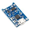 Micro USB 5V 1A 18650 TP4056 Lithium Battery Charger Module Charging Board WithProtection Dual Functions 1A.