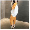 Single/Set12-13-14-15-16-17-18Girl Summer Clothes-Year-Old Casual Suit Junior High School Student Sportswear.