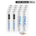PALO 3.7V 10440 Rechargeable Li-Ion Battery 10440 AAA Lithium ion Batteries for Flashlight Mini Speaker Megaphone lights.