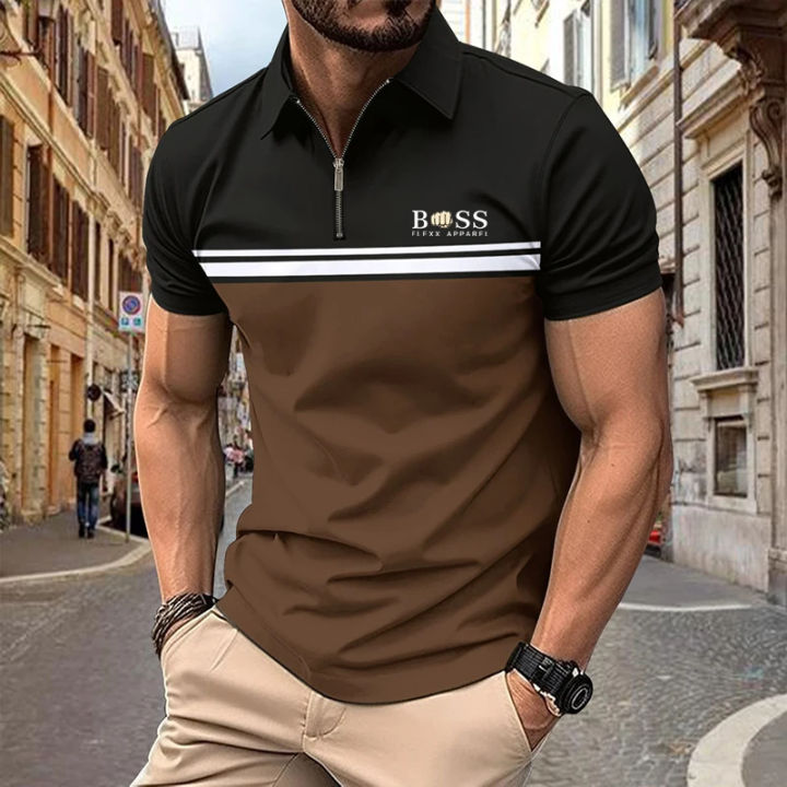 Men's%20Polo%20Shirt%20Summer%20Streetwear%20Boss%203dPrinted%20Golf%20Short%20Sleeve%20Business%20Casual%20Zipper%20Polo%20Sportswear%20Male%20Clothing%20For%20Men%20-%20Image%205