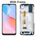 Original For Vivo Y21 Mobile Phone Repair Parts LCD Display V2111 Full With Frame Touch Screen Digitizer Assembly Replacement. 