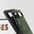 Luxury Magsafe Soft Leather Case For Google Pixel 7 8 Pro 6 XL 7A 6A Magnetic Wireless Charging Skin Feel Shockproof Back Cover.