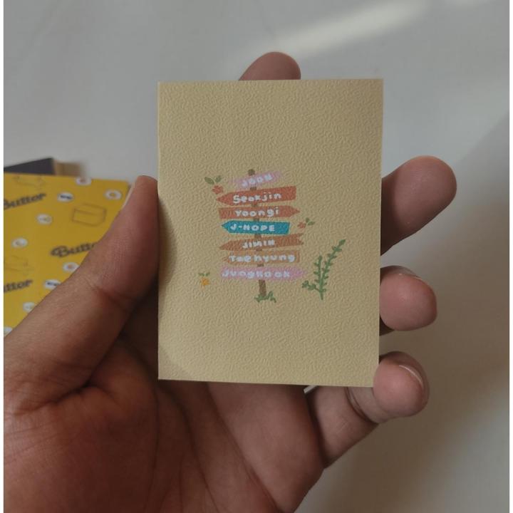 BTS 7 Member name Mini Notebook (120 pages, 3.1"/2.3" size)