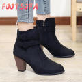 Korean Style Women's Sandals Lady Shoes Women's Belt Buckle Short Boots Night Thick Heel Boots Shoes Ankle Boots Wedge Sandals. 