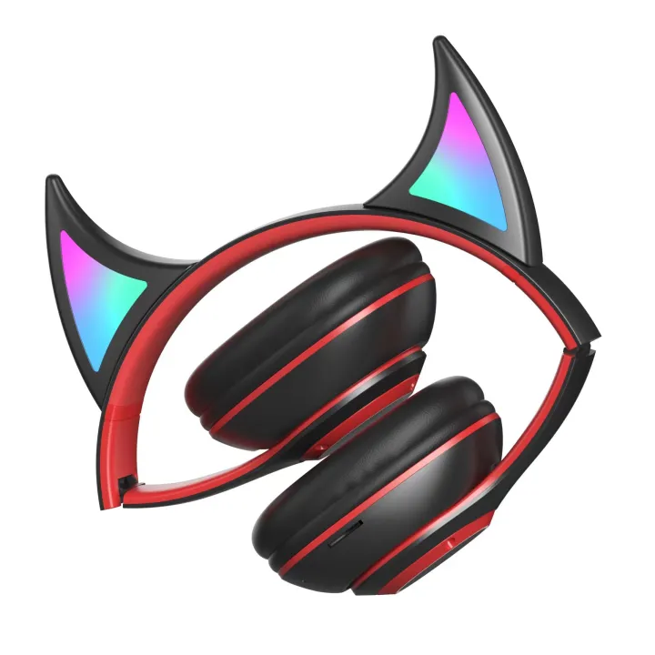 Cross-border%20STN25%20Bluetooth%20Headset%20Beautiful%20Girl%20Demon%20Wireless%20Sports%20Game%20Luminous%20Folding%20Card%20Manufacturers%20-%20Image%203