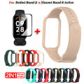 Replacement Watch Strap For Xiaomi Smart Band 8 Active Strap Silicone Strap For Redmi Smart Band 2 Strap Bracelet.