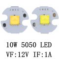 【Alizeker Mall】10PCS 10W 12V 1A tdled Ceramic Cold White Warm High Power LED Emitter Diode instead CREE XML XM-L T6 LED for DIY. 