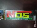 NOS LOGO Reflective Emblem Decal Car Bike Sticker Logo (5x5 Inch). 