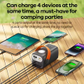 REMAX 2025 RPP-123 High Capacity 60000mAh 27W+22.5W Fast Charging Portable Outdoor Charger Mobile Battery Power Bank with LED Light. 