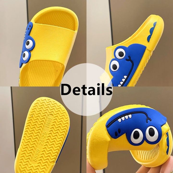Cartoon%20Crocodile%20Children%20Slippers%20Open%20Toe%20Non-Slip%20Home%20Bathroom%20Shoes%20Baby%20Kids%20Slippers%20Summer%20Soft%20Sole%20Flats%20Shoes%20Boy%20-%20Image%204