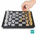 Magnetic Chess Board - 14 Inch / 37 cm - Big Size - Folding Portable Chess - Travel Game.
