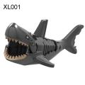 3D Ghost Shark Animal Puzzles DIY Building Blocks Model Early Learning Kids Toy. 