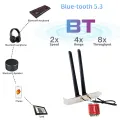 FENVI Wi-Fi 6E AX210 Card Tri Band 2.4G/5Ghz/6Ghz For Bluetooth 5.3 802.11AX M.2 Wireless WiFi Card Desktop Kit For Win 10/11. 