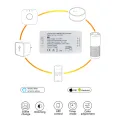GLEDOPTO ZIGBEE Smart Dimmer Strip Controller DC12/24V Led Controller Zll Standard Led App Voice Control Work With Echo Wide Applications. 