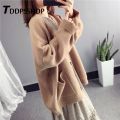2019 Spring Knitted Women Sweater Cardigan Beige Khaki Red Blue Color Female Casual Sweaters. 