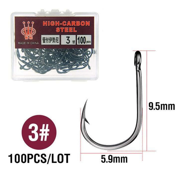 Fishing Hooks Portable Multi-size High Carbon Steel Fishhook With Barbs Fishing Tackle Accessories For Gifts