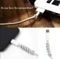 Spiral Data Cable Protective Cover Suction Cup Is Suitable for The Charging Cable Charger Cord Saver Cable Protector. 