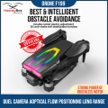 F199 Brushless Motor Drone with 4K HD Dual Camera WIFI FPV Drone 8K Professional Obstacle Avoidance Foldable Quadcopter/ Camera Drone/ Mini Drone.. 