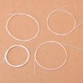 BRADOO- 2 Set Musical Instrument Accessories:1 Set White Nylon Ukulele String Set & 1 Pcs Tuning Pegs Tuners Machine Heads 2R 2L.